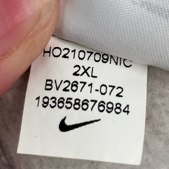 Nike Bone White Pockets Drawstring Sportswear Club Fleece Jogger Sweatpants - Picture 5 of 10
